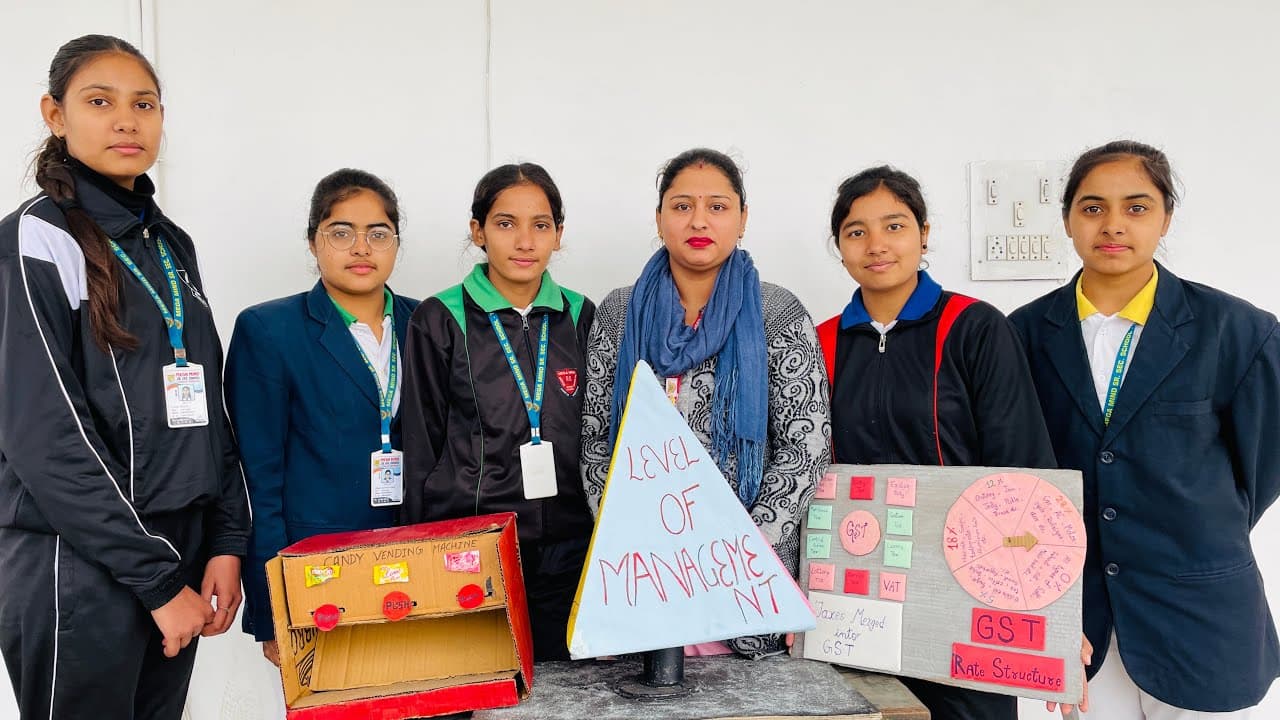 Students with academic projects